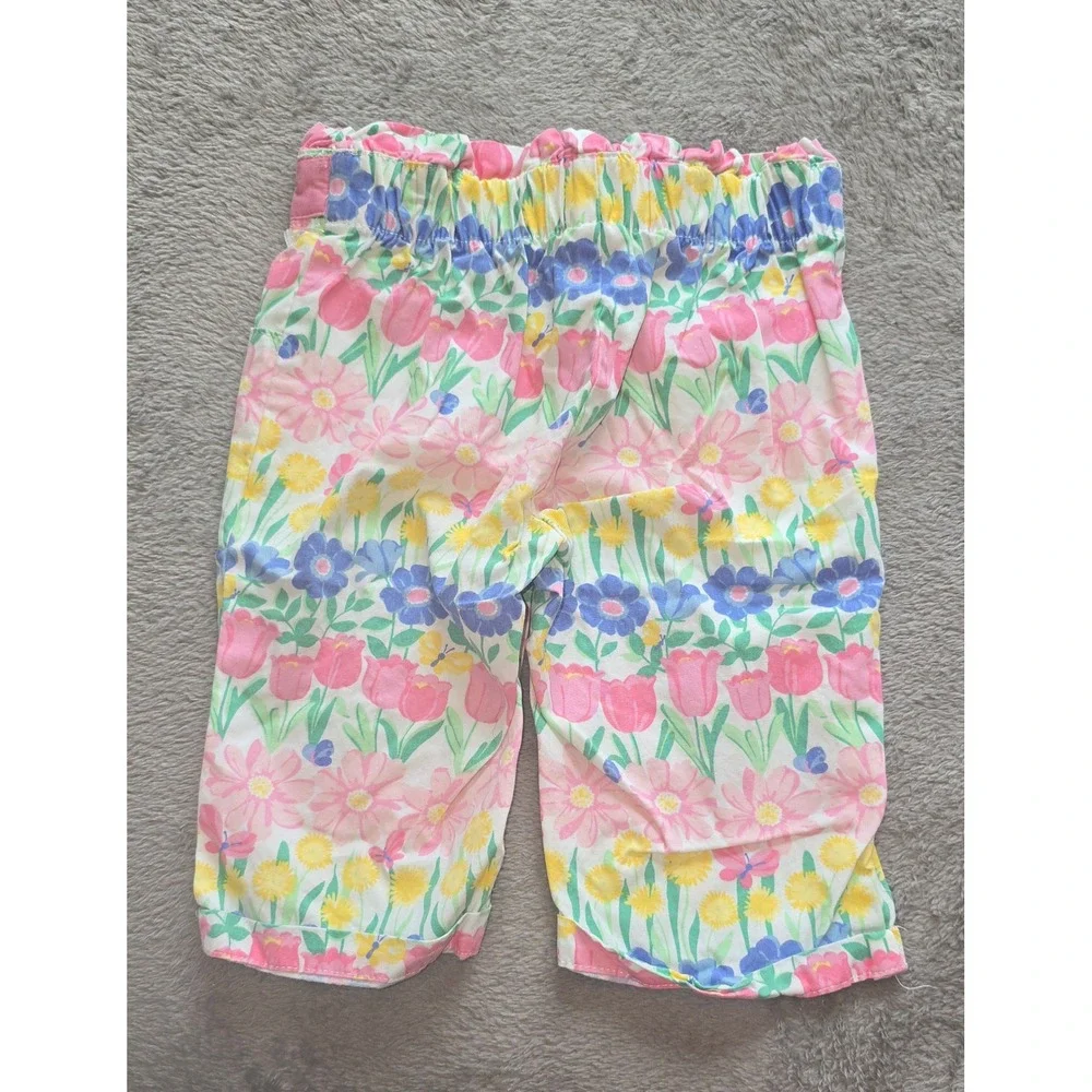 Carter's Gymboree Baby Girl 18M 3pc Set Bodysuit Floral Pants Owl Bib Pink White